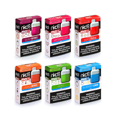 NKD 100 MAX 5% Disposable Vape – 4500 Puffs