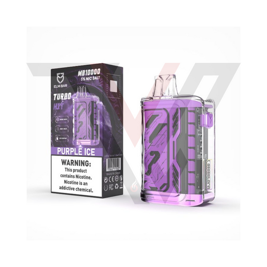 ELM Bar Turbo Hit Disposable - Purple Ice 5% - 10000 Puff