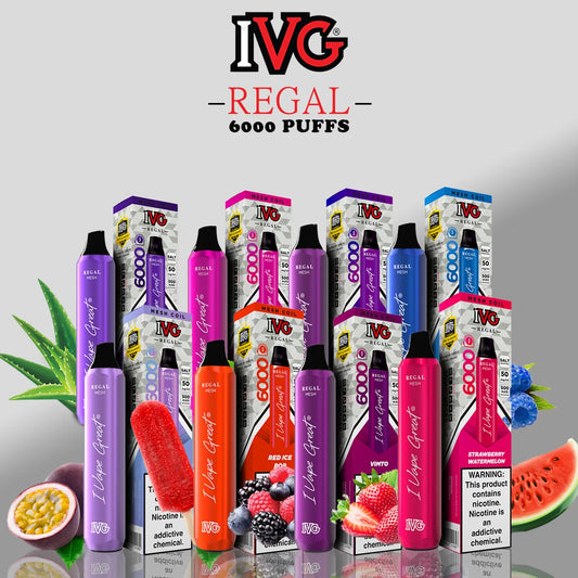 IVG Regal Mesh 5% Disposable Vape - 6000 Puffs