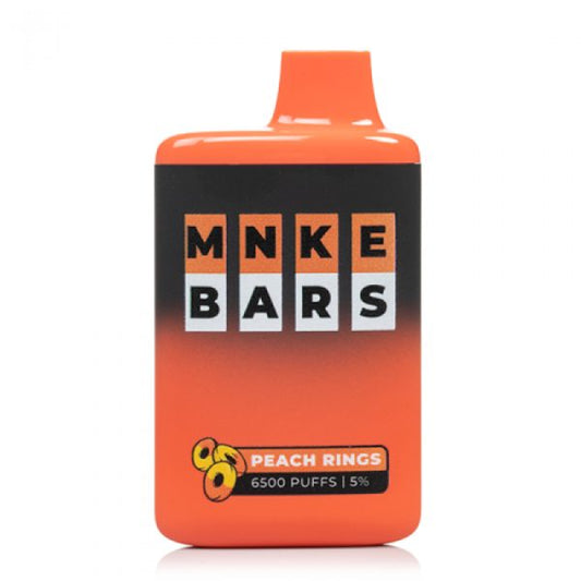 MNKE BARS Disposable - 6500 Puff - Peach Rings 2%