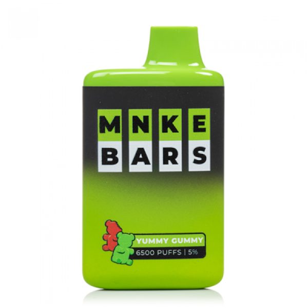 MNKE BARS Disposable - 6500 Puff - Yummy Gummy 2%