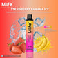 M-Life Disposable 6000 Puffs - Strawberry Banana 50mg