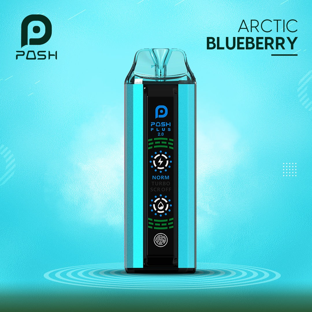 Posh Plus 2.0 Disposable Vape 20000 Puffs – Arctic Blueberry 50mg