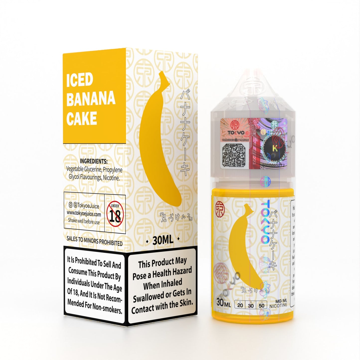 Tokyo Classic Series – Iced Banana Cake 30ml