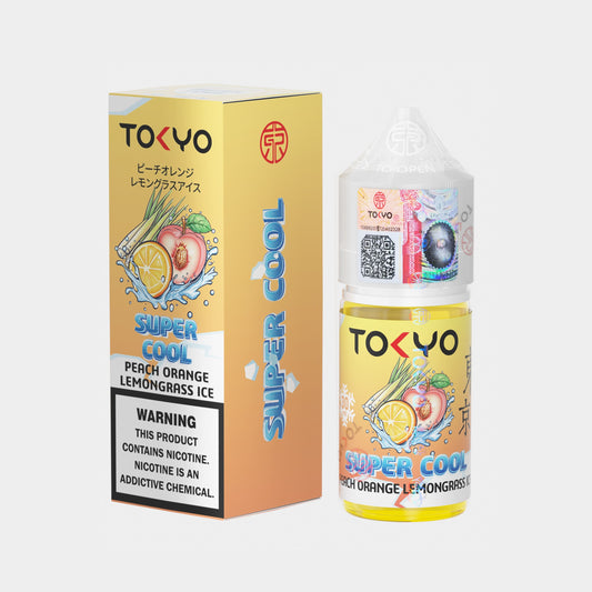 Tokyo Super Cool Series - Peach Orange Lemongrass Ice 30ml