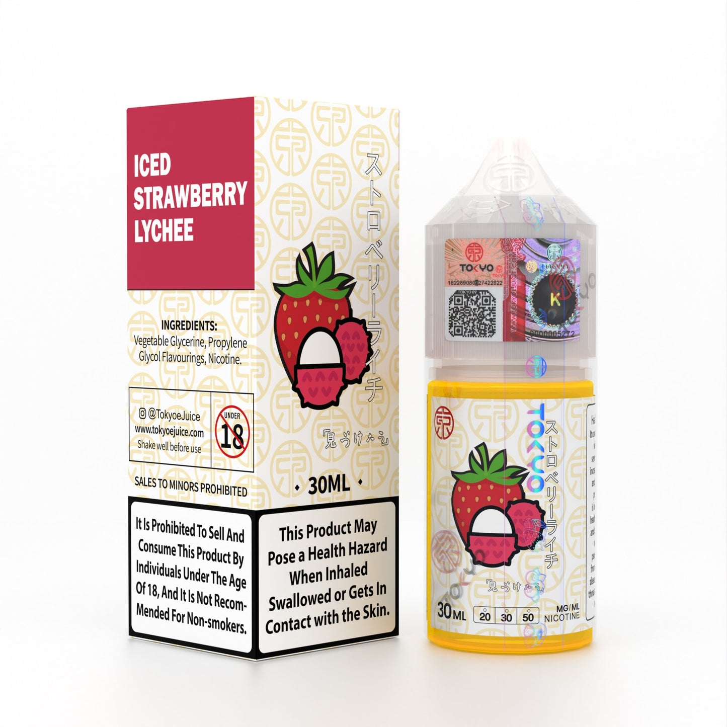 Tokyo Classic Series – Iced Strawberry Lychee 30ml