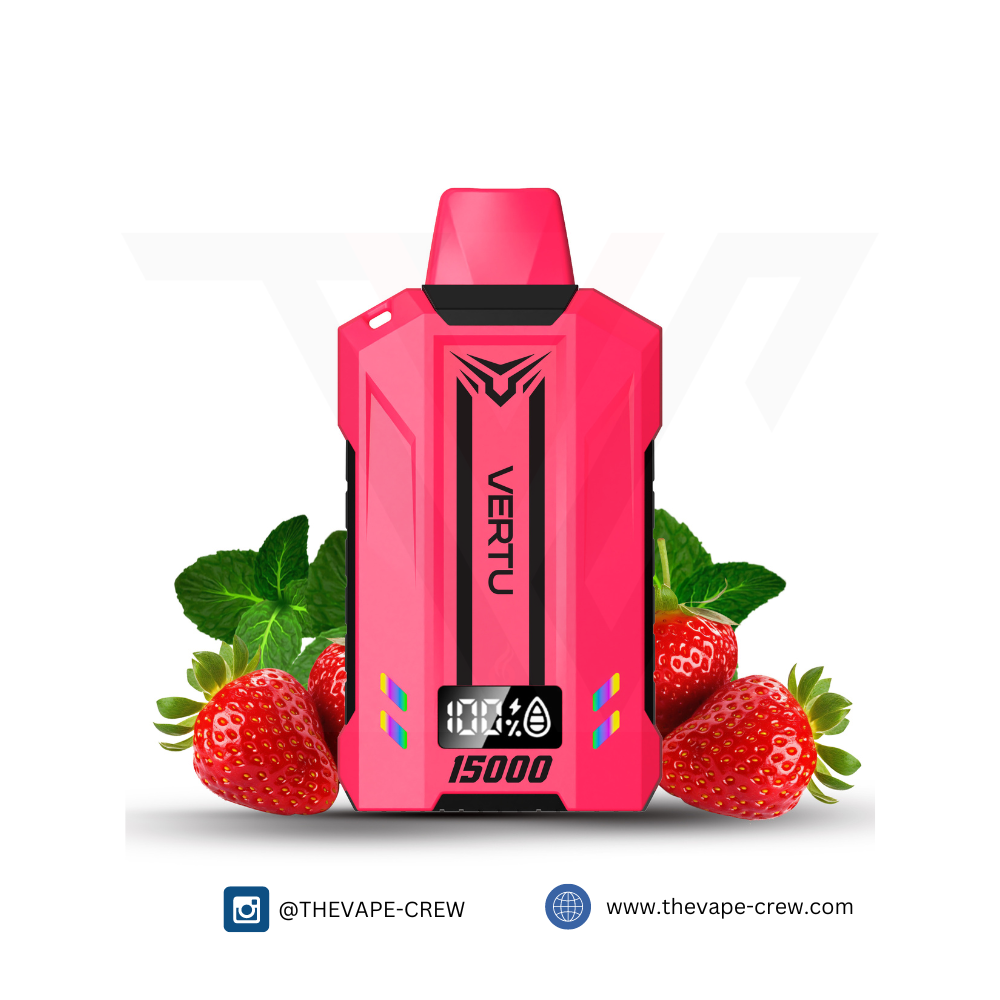 Vertu Disposable - Strawberry Mint 5% - 15000 Puffs